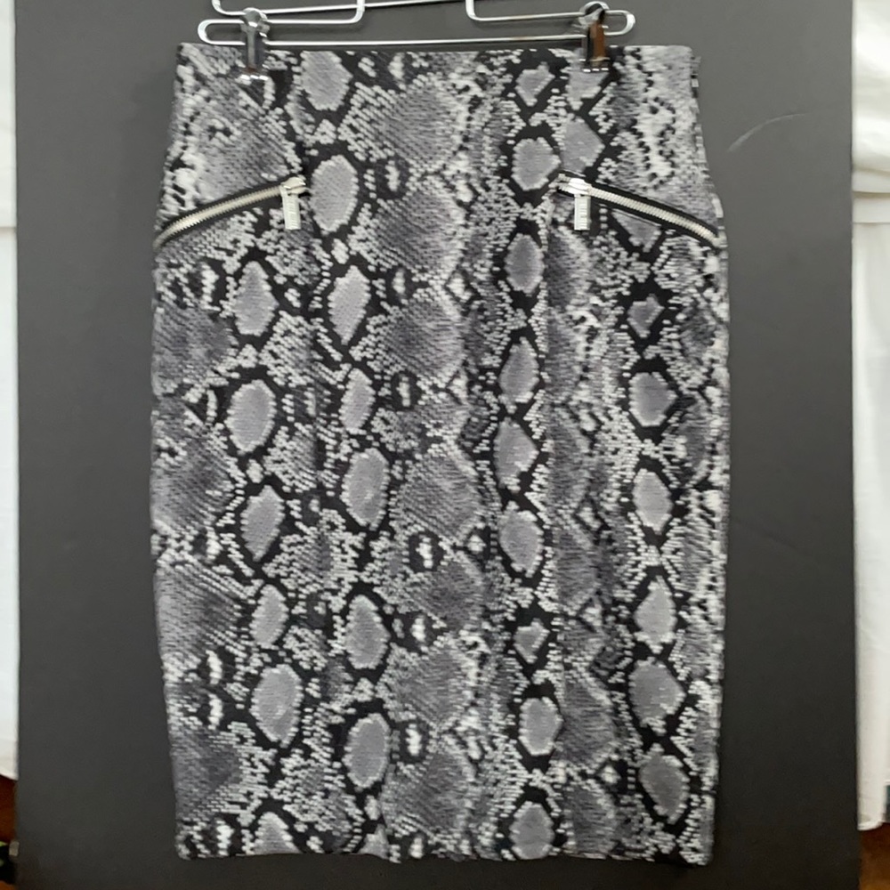 Michael Kors snake print pencil skirt